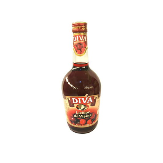 DIVA Lichior de Visine 16% SGR 0,5 L