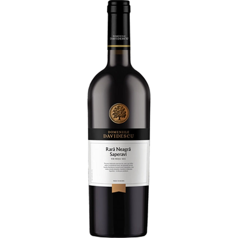 DOMENIILE DAVIDESCU Rara Neagra Saperavi Vin Rosu Sec SGR 0,75 L
