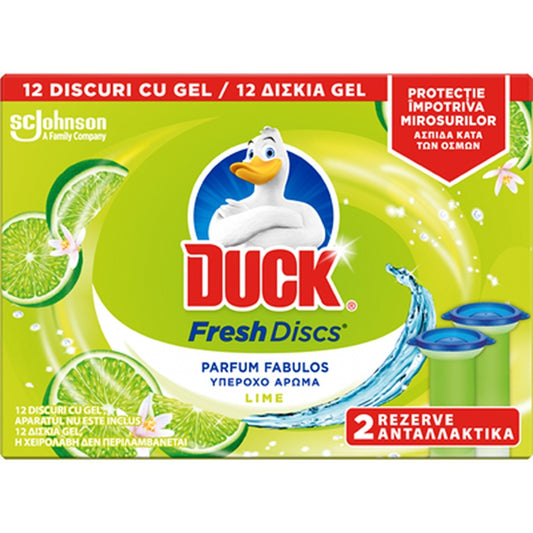 DUCK Odorizant WC Fresh Discs Rezerva Lime 2 x 36 ml