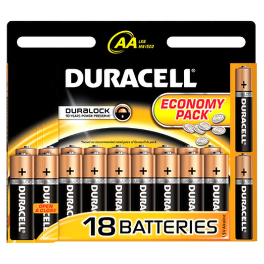 DURACELL Basic Baterii AAAK18 Lr03 18 bucati