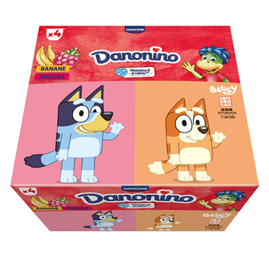 Danonino Branzica Banane & Zmeura 4 x 50 g