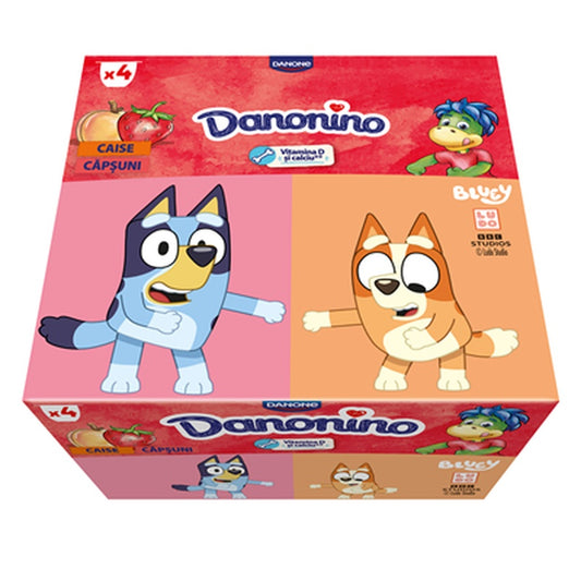 Danonino Branzica Caise & Capsuni 4 x 50 g
