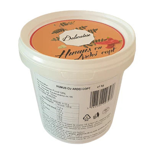 Delicatese Humus cu Ardei Copt 1 Kg