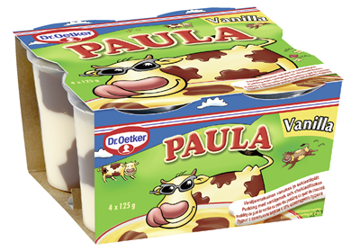Dr.Oetker PAULA Pudding Vanilie&Ciocolata 4 X 125 g