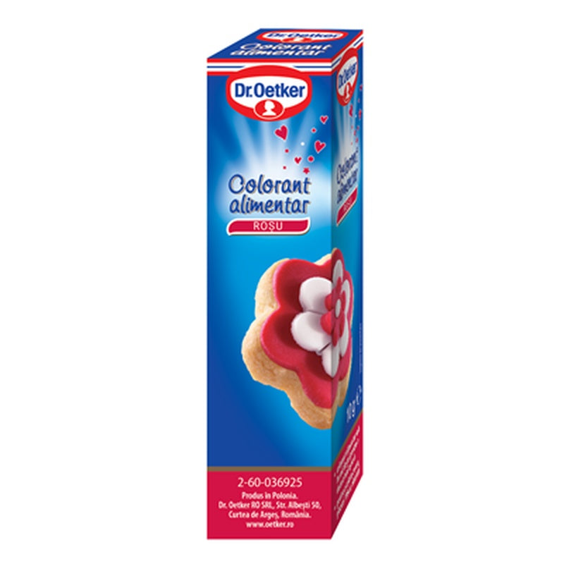 Dr.Oetker Colorant Alimentar Rosu 10 g