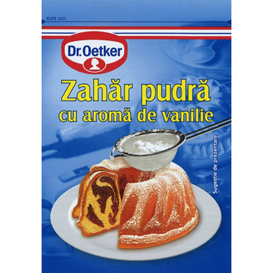 Dr.Oetker Zahăr Pudră Aromatizat Vanilie 80 g