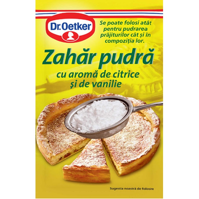 Dr.Oetker Zahar Pudra cu Aroma de Vanilie & Citrice 50 g