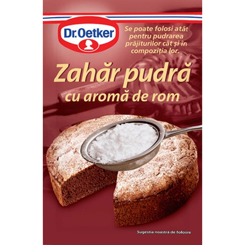 Dr. Oetker Zahar Pudra cu Aroma de Rom 50 g