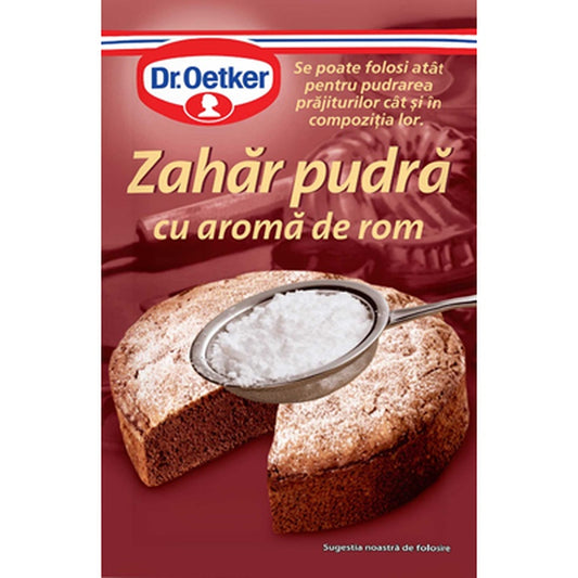 Dr. Oetker Zahar Pudra cu Aroma de Rom 50 g