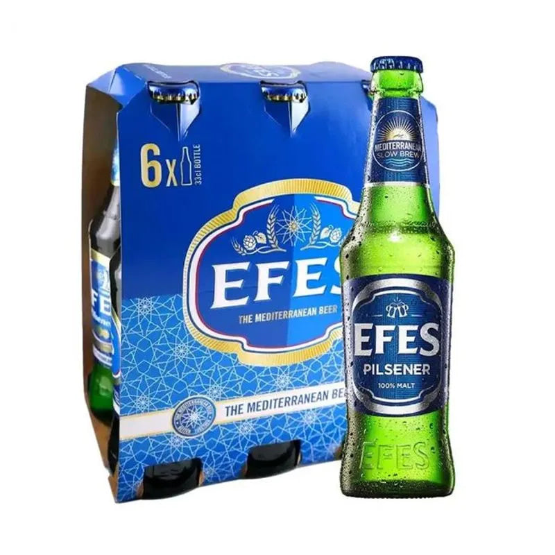 EFES Pilsener Bere Blonda Sticla SGR 6 x 0,33 L - WALTI