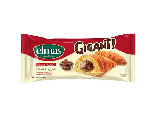 ELMAS Gigant Croissant cu Umplutura de Cacao 160 g - WALTI