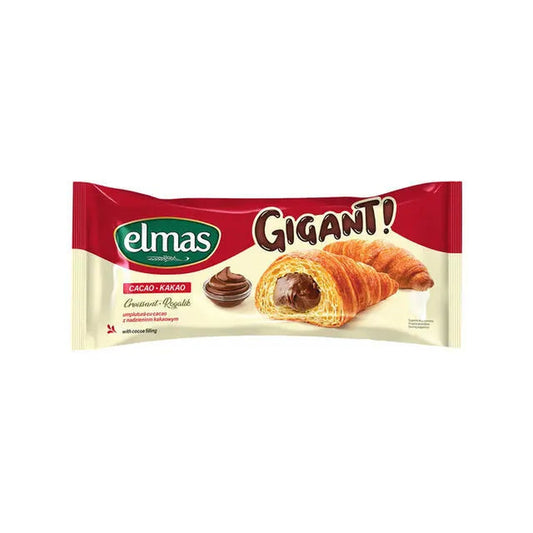 ELMAS Gigant Croissant cu Umplutura de Cacao 160 g
