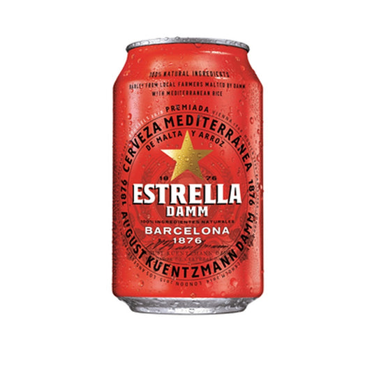 ESTRELLA Damm Bere Doza SGR 0,33 L