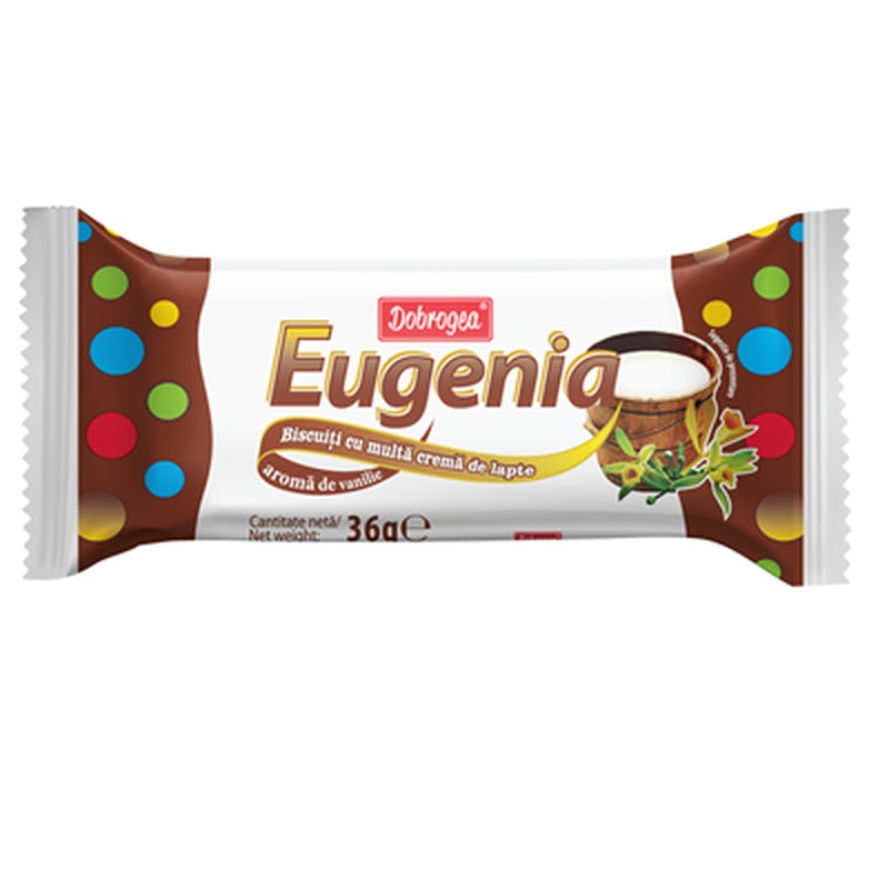 EUGENIA Biscuiti Vanilie Display 36 g