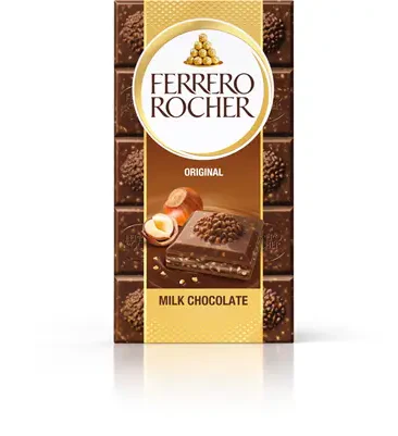 FERRERO ROCHER Tableta Ciocolata 90 g - WALTI
