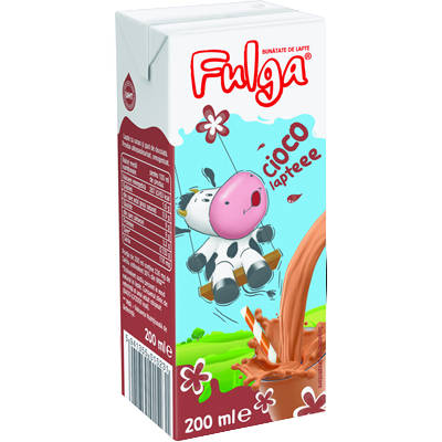 FULGA Lapte cu Cacao 1,5% 200 ml