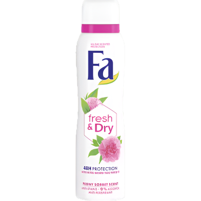 Fa Deodorant Spray Fresh & Dry Bujor 150 ml