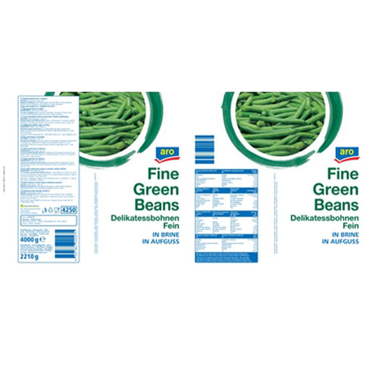 Fasole Verde Taiata 4 kg