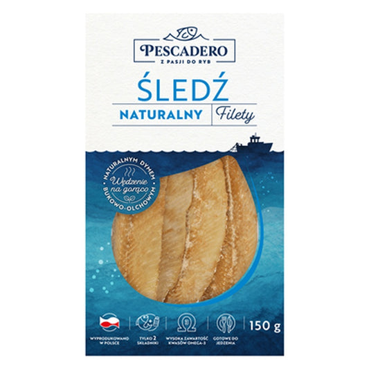 File Hering Afumat cu Piele 150 g