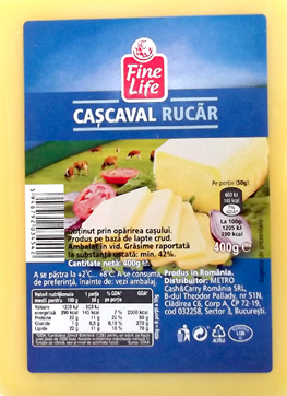 Fine Life Cascaval Rucar 400 g