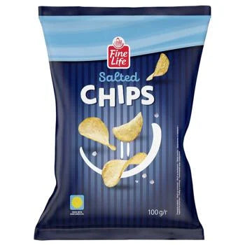 Fine Life Chips cu Sare 100 g - WALTI