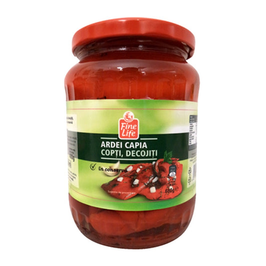 Fine Life Ardei Copti Decojiti 680 g