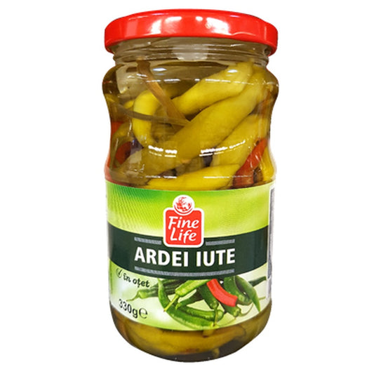 Fine Life Ardei Iute in Otet 330 g