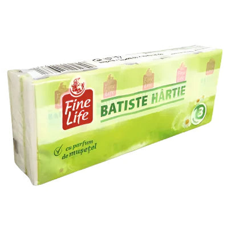 Fine Life Batiste Nazale Musetel 3 Straturi 10 bucati