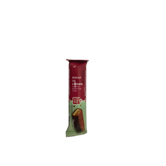 Fine Life Biscuite cu Caramel Si Glazura cu Cacao 35 g