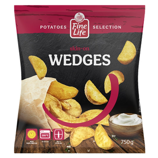 Fine Life Cartofi Wedges 750 g