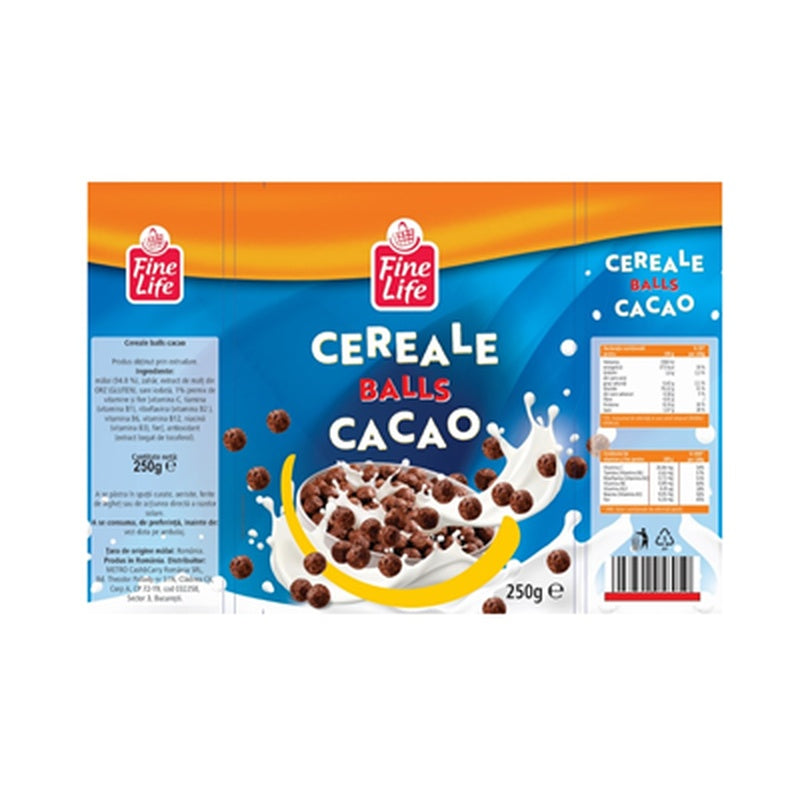 Fine Life Cereale Balls Cacao 250 g
