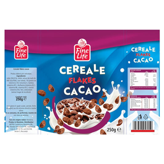 Fine Life Cereale Flakes Cacao 250 g