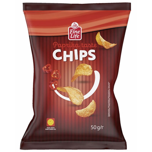 Fine Life Chipsuri Cartofi Paprika 50 g