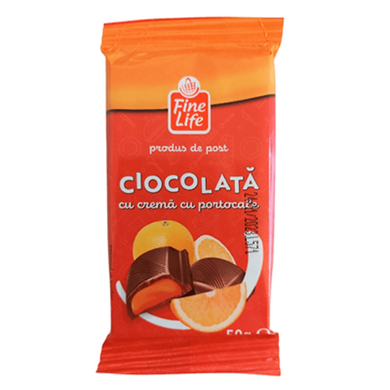 Fine Life Ciocolata cu Crema de Portocale 50 g