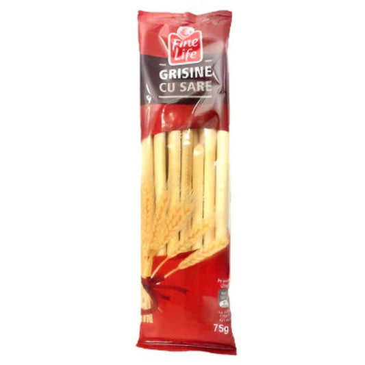 Fine Life Grisine cu Sare 75 g