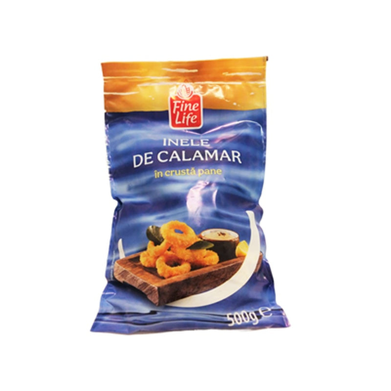 Fine Life Inele de Calamar in Crusta Pane 500 g ❄