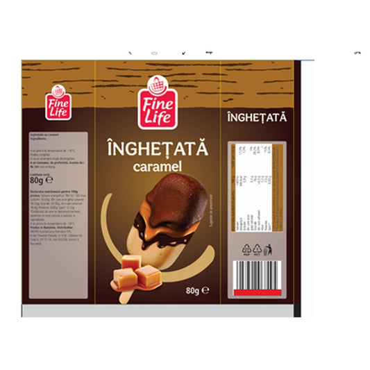 Fine Life Inghetata Caramel 80 g ❄
