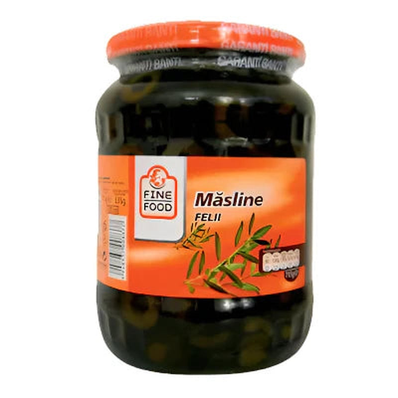 Fine Life Masline Negre Felii 335 g