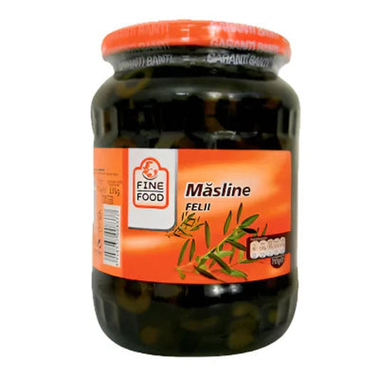 Fine Life Masline Negre Felii 335 g