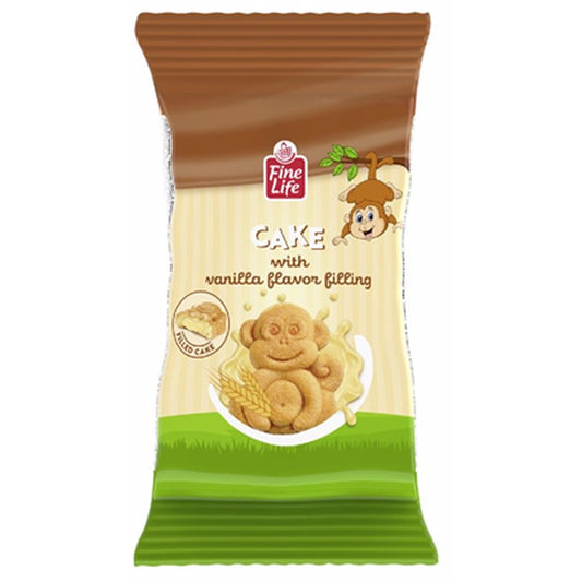 Fine Life Monkey Cake Prajitura Vanilie 24 x 30 g