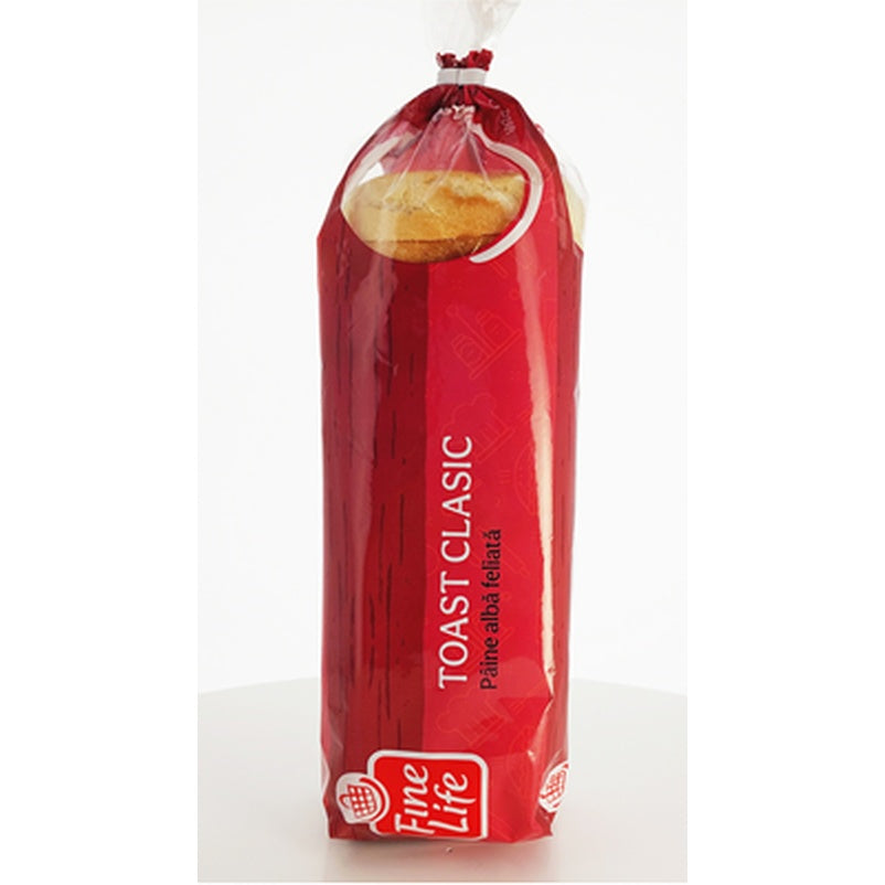 Fine Life Paine Toast cu Faina Alba 600 g