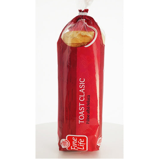 Fine Life Paine Toast cu Faina Alba 600 g