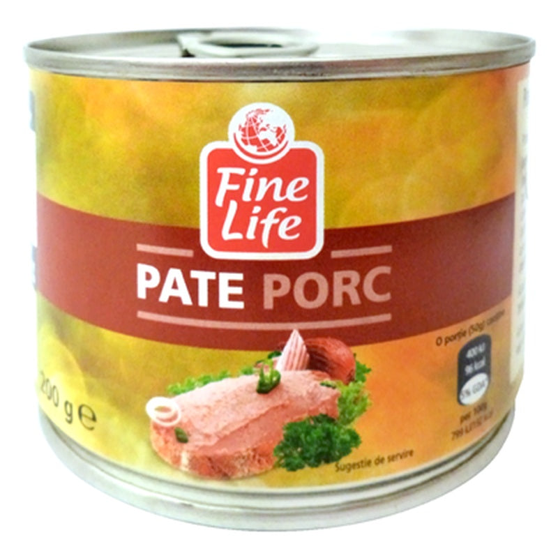 Fine Life Pate Porc 200 G