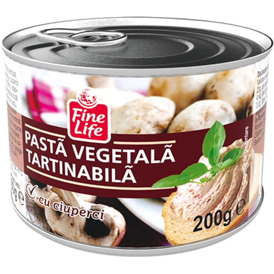 Fine Life Pate Vegetal Ciuperci  200 G