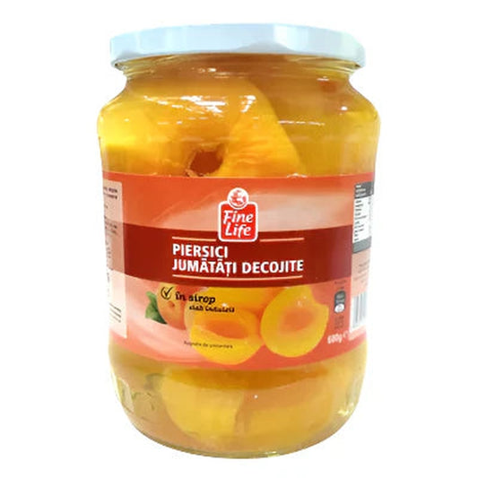Fine Life Piersici Jumatati 700 g