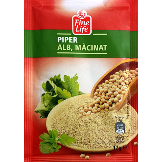 Fine Life Piper Alb Macinat 17 g