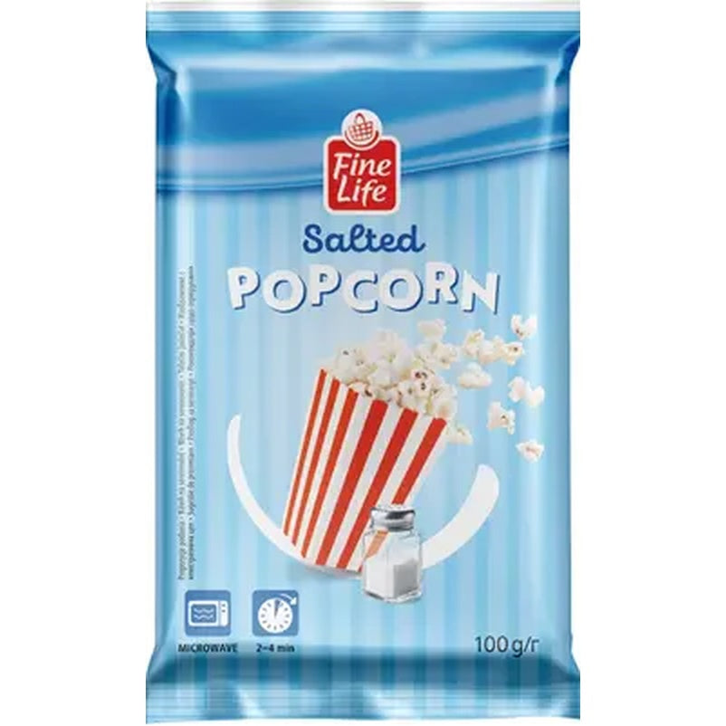 Fine Life Popcorn cu Sare 100 g