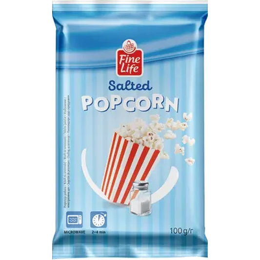 Fine Life Popcorn cu Sare 100 g