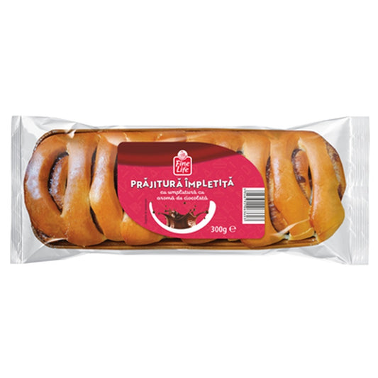 Fine Life Prajitura Impletita cu Ciocolata 300 g