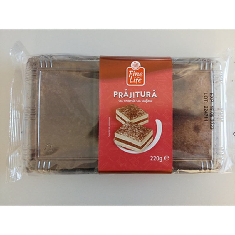 Fine Life Prajitura cu Crema cu Cafea 220 g
